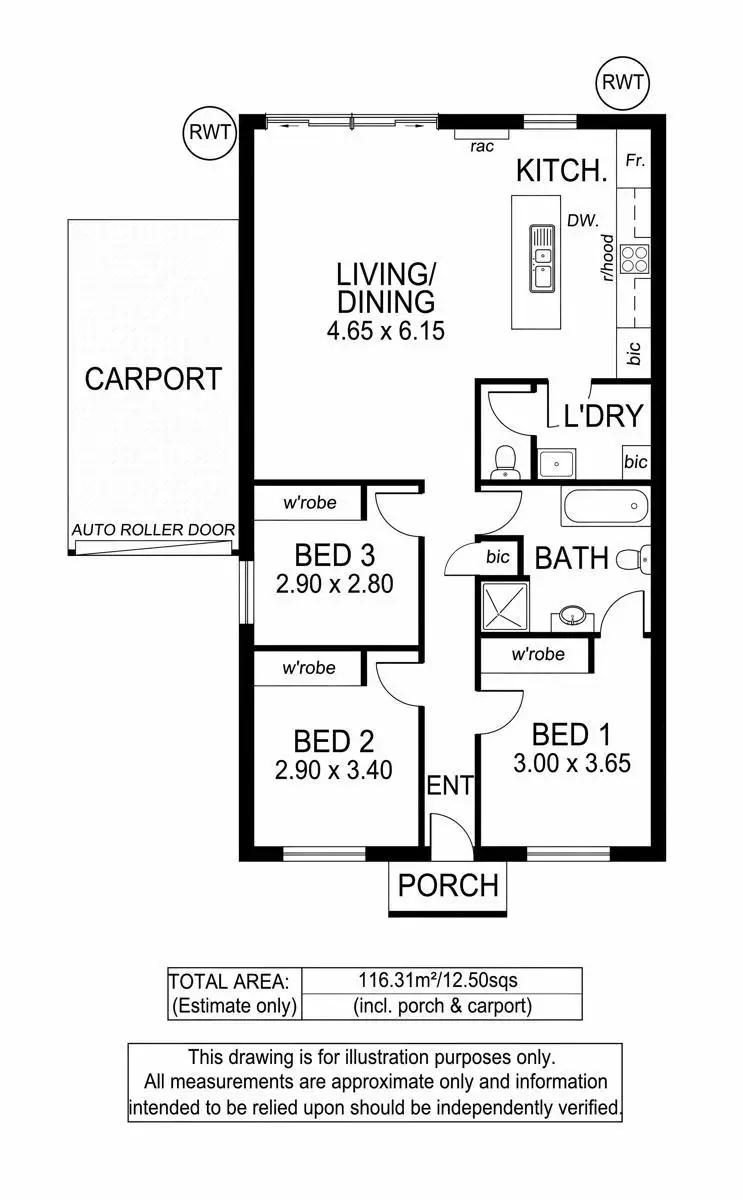 Floorplan of Homely house listing, 22B Travers Street, Sturt SA 5047