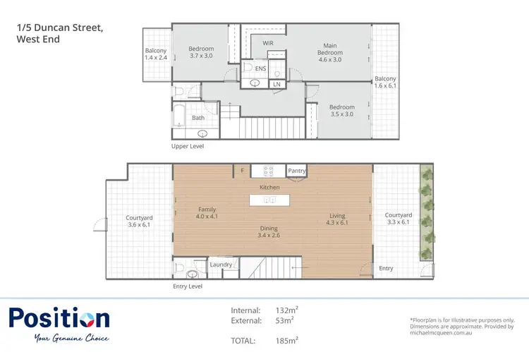 Floorplan of Homely house listing, 1/5 Duncan Street, West End QLD 4101