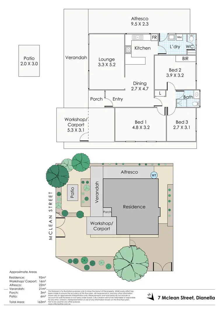 Floorplan of Homely house listing, 7 McLean Street, Dianella WA 6059