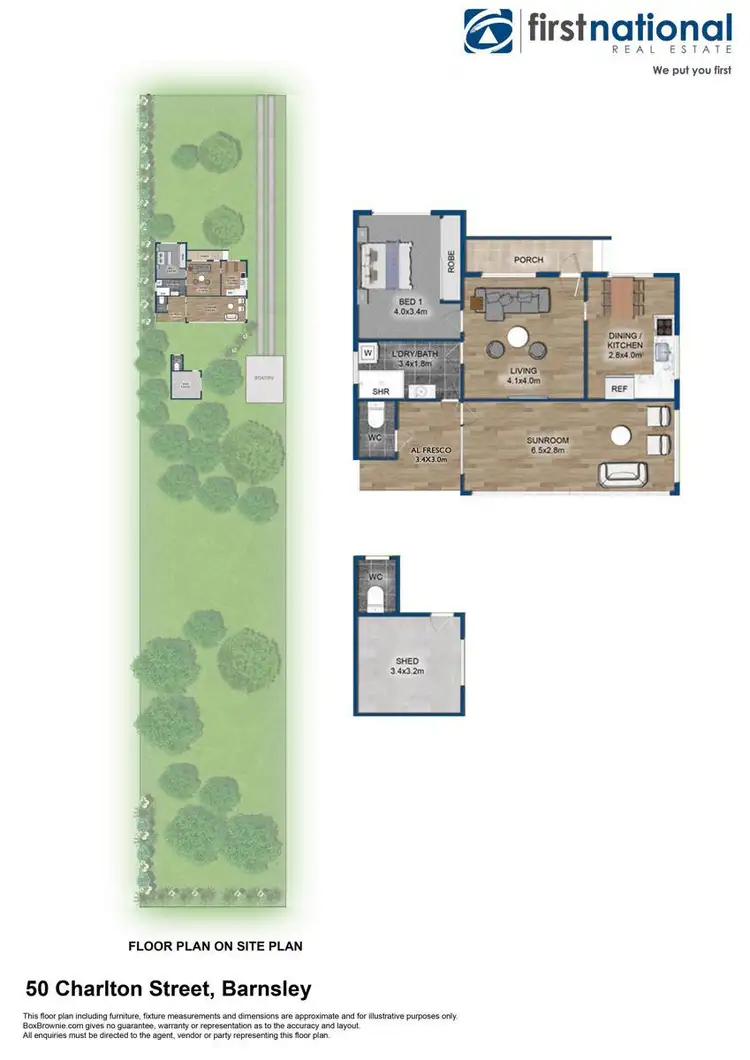 Floorplan of Homely house listing, 50 Charlton Street, Barnsley NSW 2278