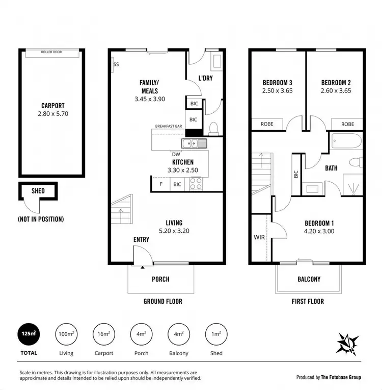 Floorplan of Homely townhouse listing, 6/14 Pens Close, Brompton SA 5007