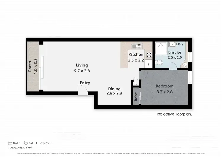 Floorplan of Homely apartment listing, 26/24 Trickett Street, Surfers Paradise QLD 4217