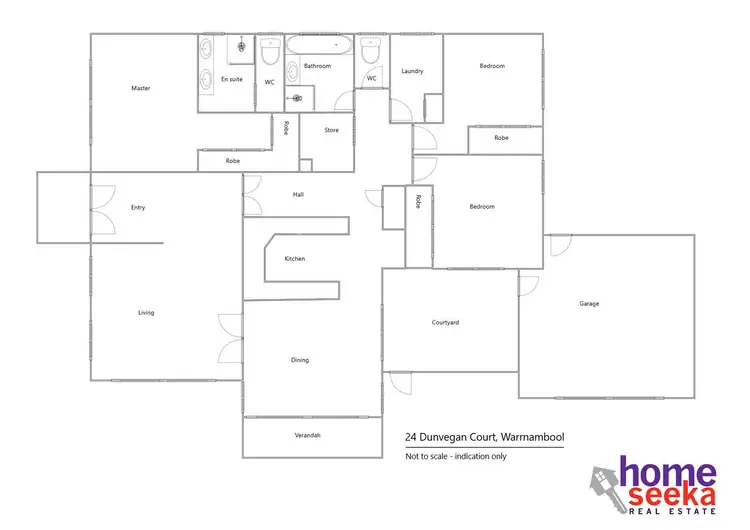 Floorplan of Homely house listing, 24 Dunvegan Court, Warrnambool VIC 3280