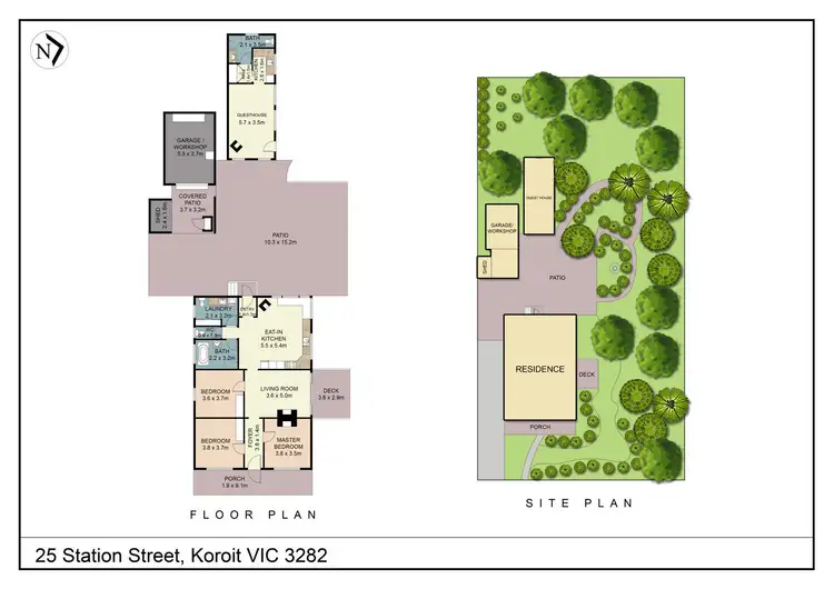 Floorplan of Homely house listing, 25 Station Street, Koroit VIC 3282