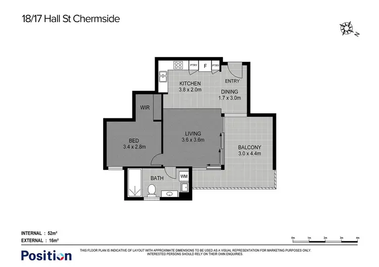 Floorplan of Homely house listing, 18/17 Hall Street, Chermside QLD 4032