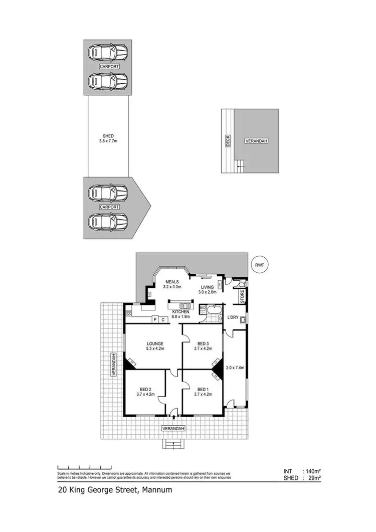 Floorplan of Homely house listing, 20 King George Street, Mannum SA 5238