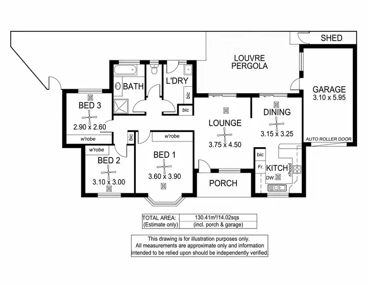 Floorplan of Homely unit listing, 2/18 Sturt Road, Brighton SA 5048