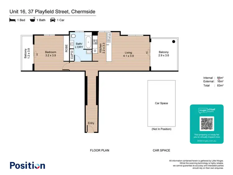 Floorplan of Homely house listing, 16/37 Playfield Street, Chermside QLD 4032
