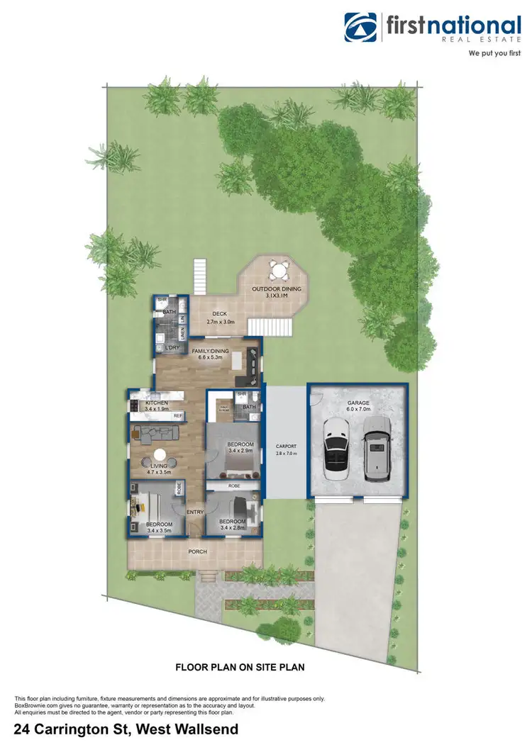 Floorplan of Homely house listing, 24 Carrington Street, West Wallsend NSW 2286