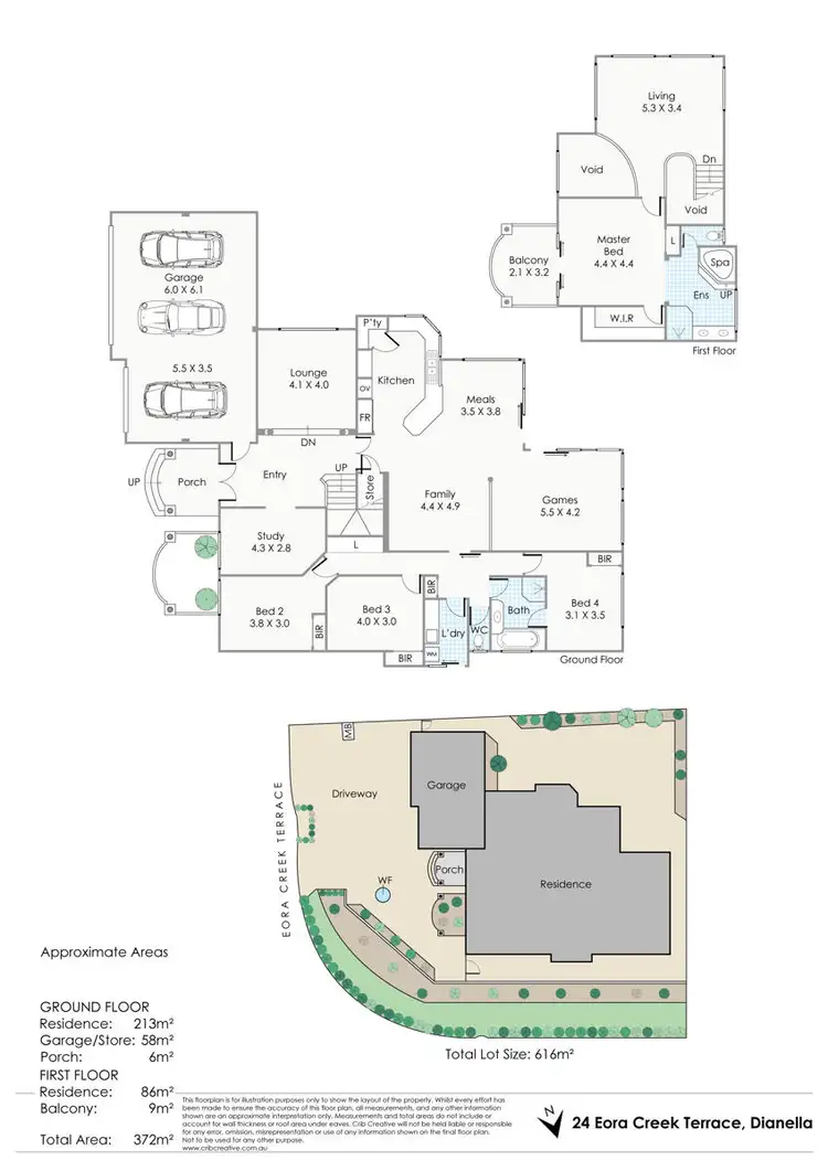 Floorplan of Homely house listing, 24 Eora Creek Terrace, Dianella WA 6059