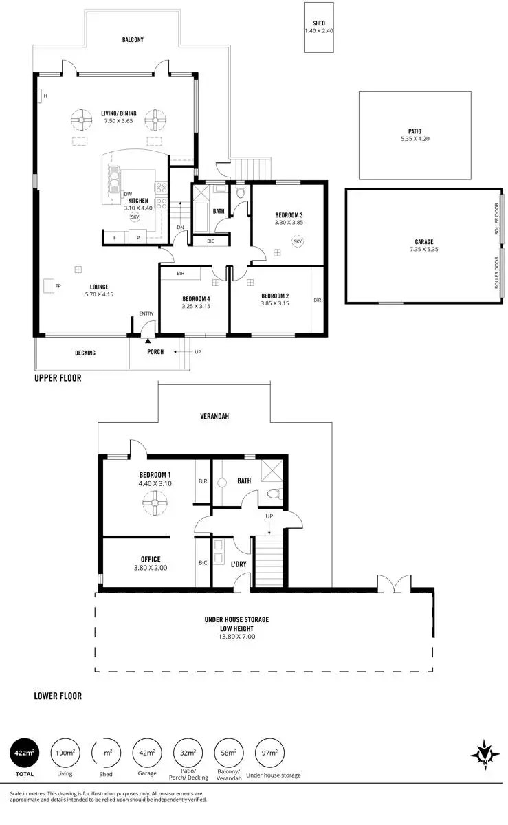 Floorplan of Homely house listing, 12 Jacaranda Drive, Coromandel Valley SA 5051