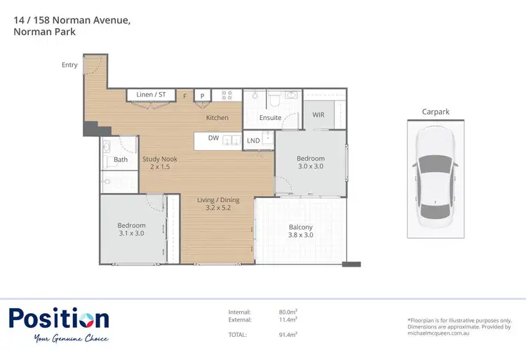 Floorplan of Homely house listing, 14/158 Norman Avenue, Norman Park QLD 4170