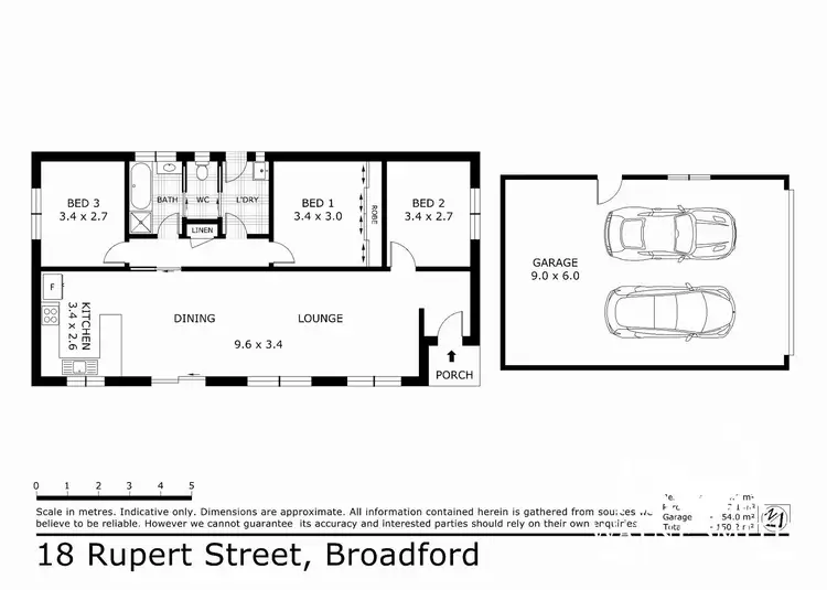 Floorplan of Homely house listing, 18 Rupert Street, Broadford VIC 3658