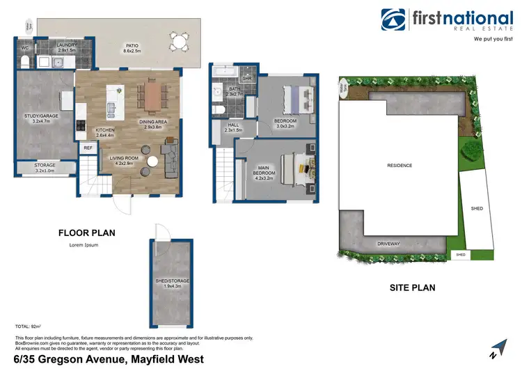 Floorplan of Homely house listing, 6/35 Gregson Avenue, Mayfield West NSW 2304