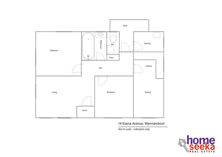 Floorplan of Homely house listing, 14 Kiama Avenue, Warrnambool VIC 3280