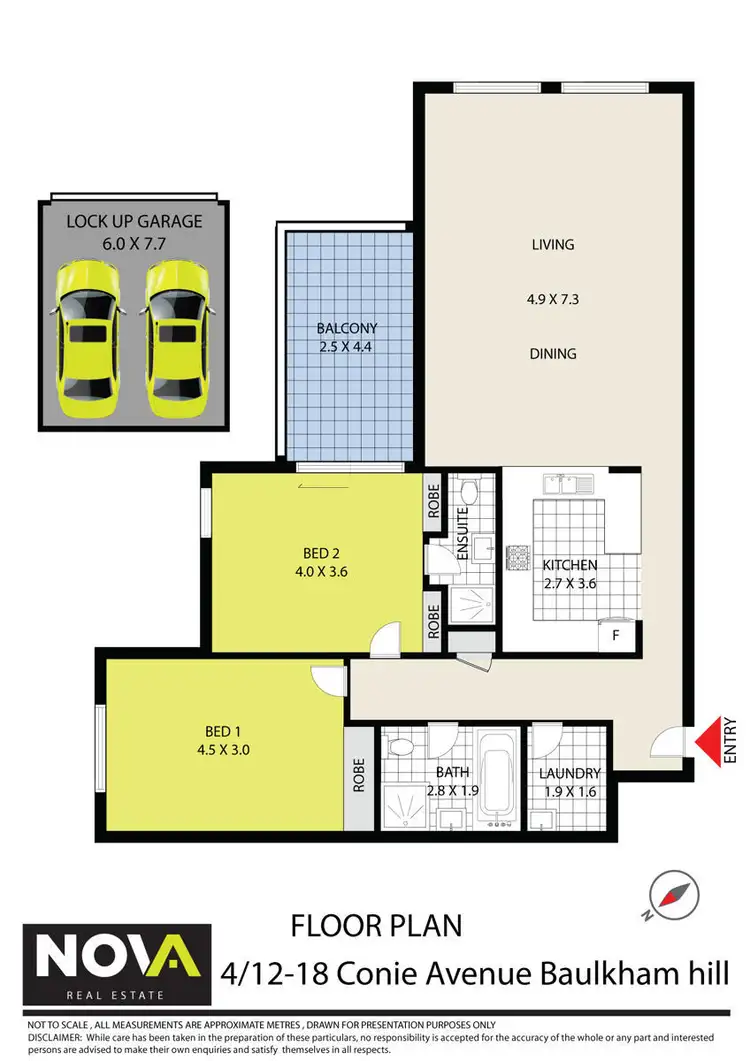 Floorplan of Homely unit listing, 4/12-18 Conie Avenue, Baulkham Hills NSW 2153