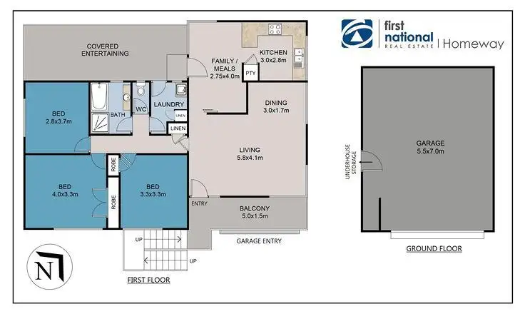Floorplan of Homely house listing, 12 Bogan Avenue, Baulkham Hills NSW 2153