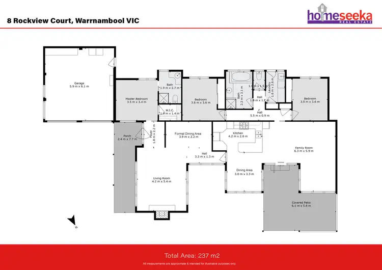 Floorplan of Homely house listing, 8 Rockview Court, Warrnambool VIC 3280
