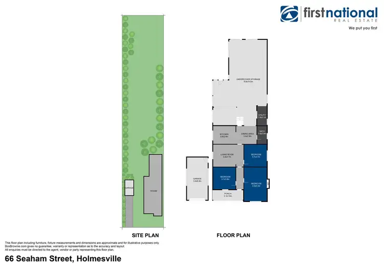 Floorplan of Homely house listing, 66 Seaham Street, Holmesville NSW 2286