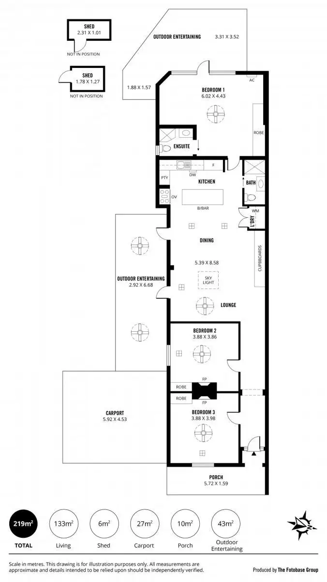 Floorplan of Homely house listing, 39 Gordon Street, Glenelg SA 5045