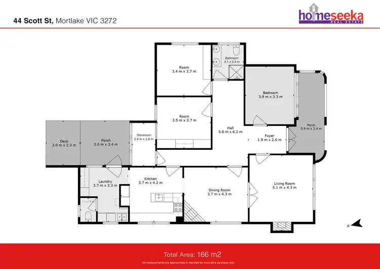 Floorplan of Homely house listing, 44 Scott Street, Mortlake VIC 3272