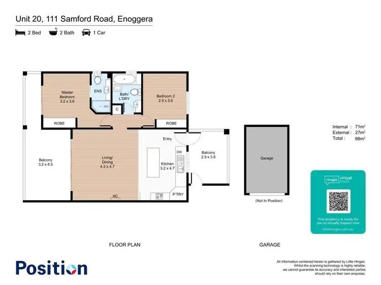 Floorplan of Homely house listing, 20/111 Samford Road, Enoggera QLD 4051