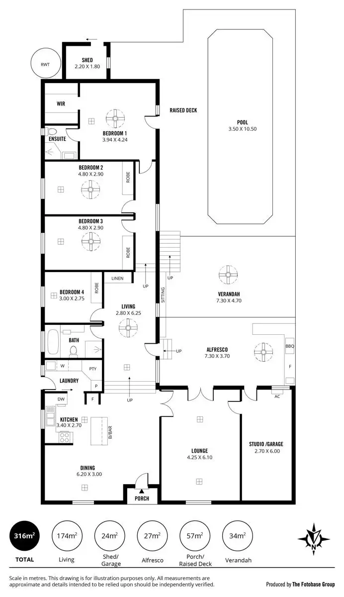 Floorplan of Homely house listing, 4 Coreega Avenue, Springfield SA 5062