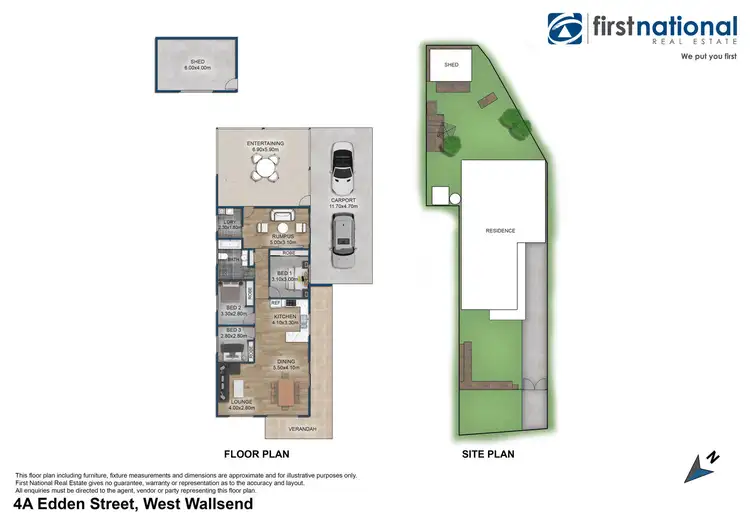 Floorplan of Homely house listing, 4A Edden Street, West Wallsend NSW 2286