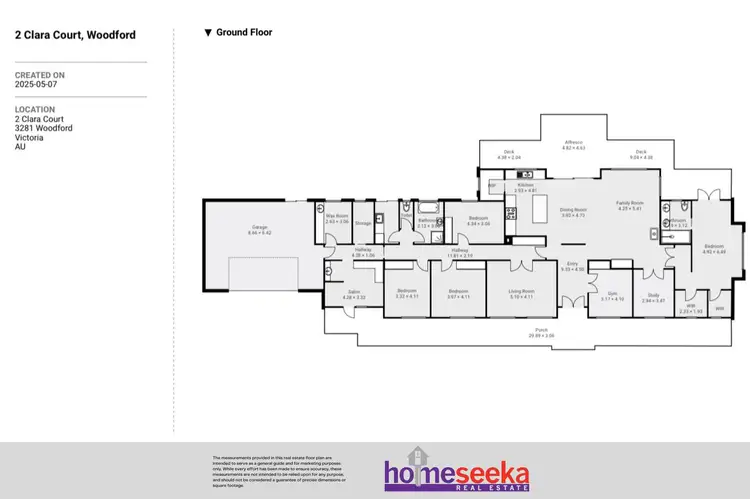 Floorplan of Homely house listing, 2 Clara Court, Woodford VIC 3281