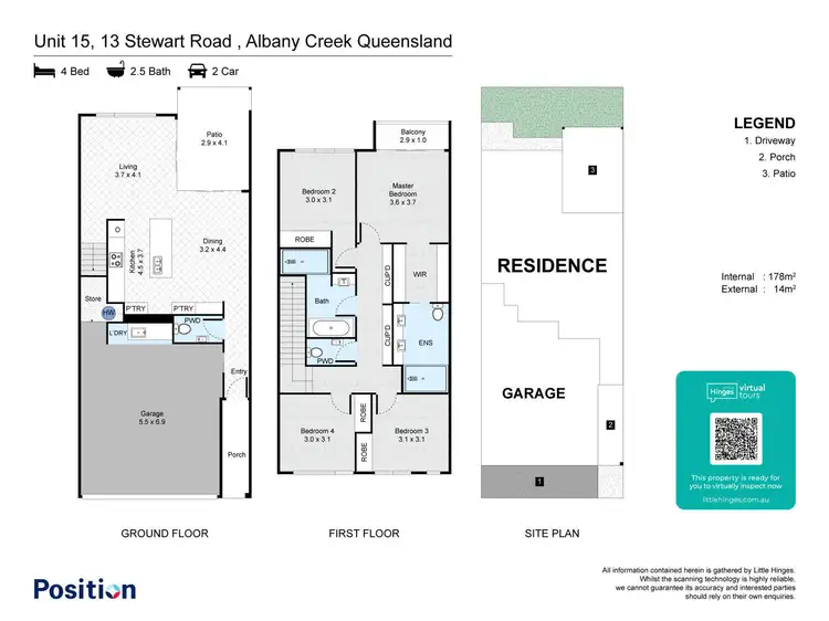 Floorplan of Homely townhouse listing, 11 Stewart Road, Albany Creek QLD 4035