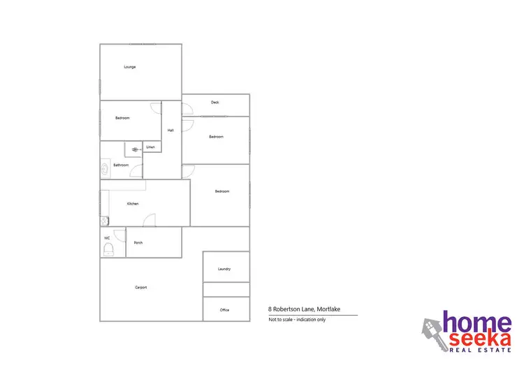 Floorplan of Homely house listing, 8 Robertsons Lane, Mortlake VIC 3272