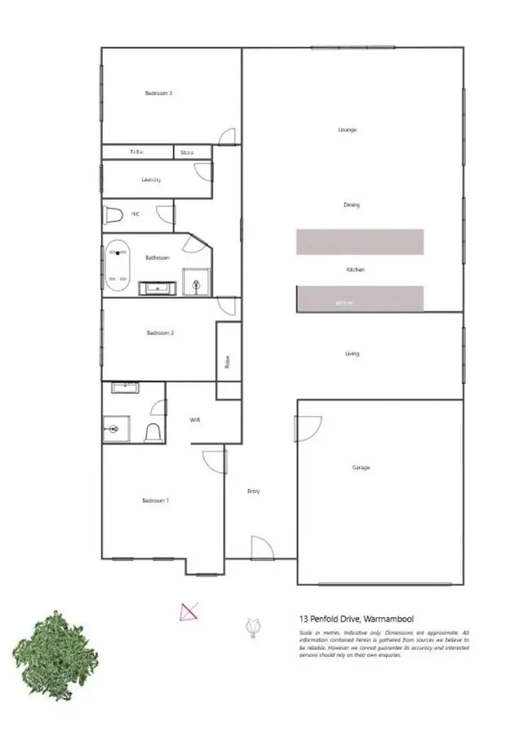 Floorplan of Homely house listing, 13 Penfold Drive, Warrnambool VIC 3280