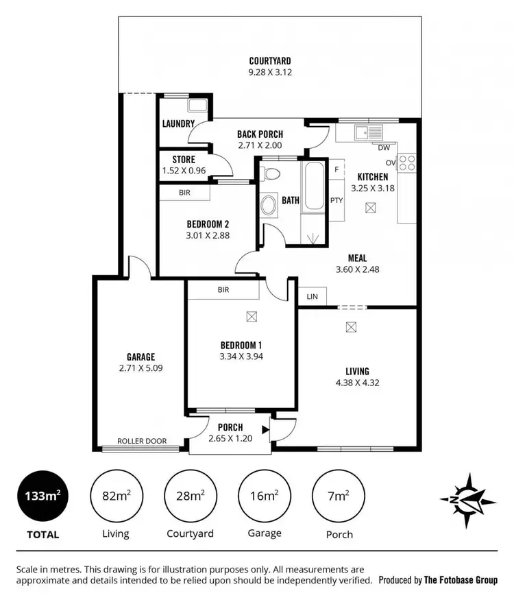 Floorplan of Homely unit listing, 2/622 Anzac Highway, Glenelg East SA 5045