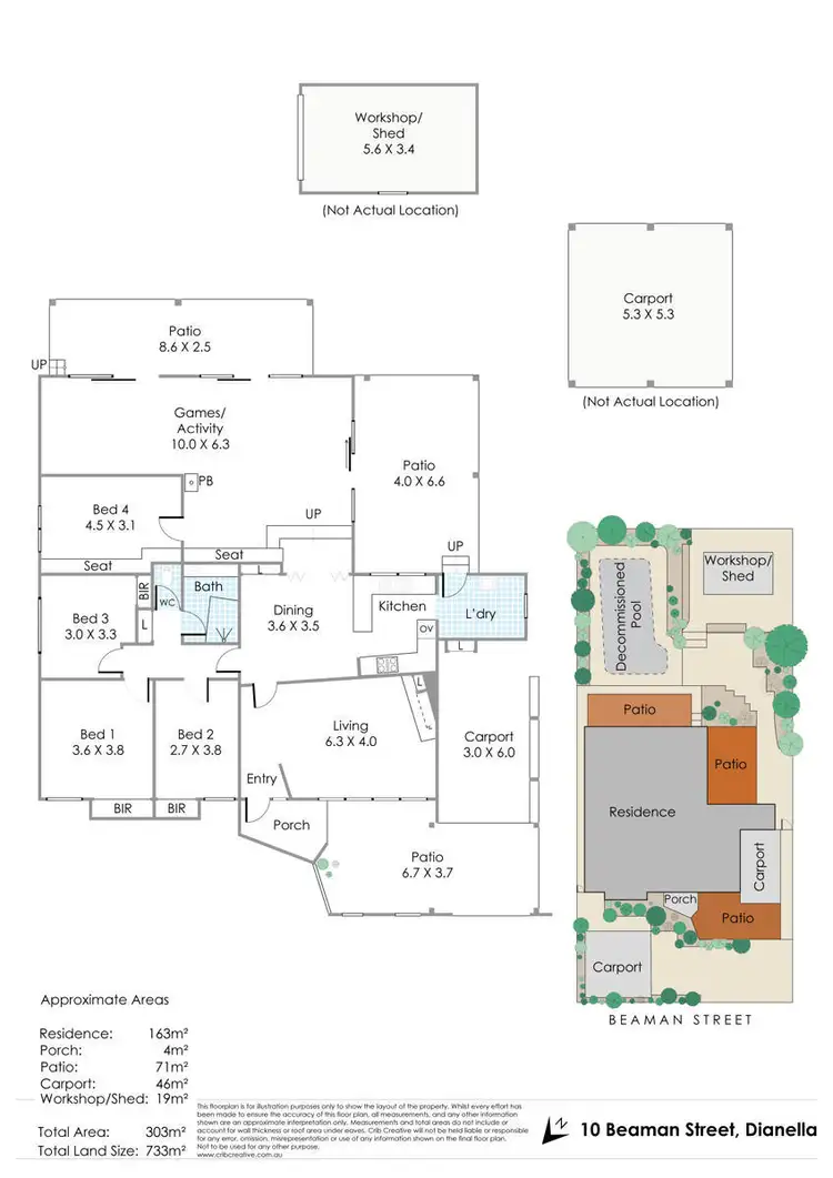 Floorplan of Homely house listing, 10 Beaman Street, Dianella WA 6059
