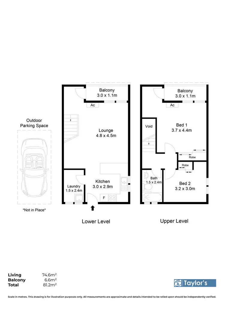 Floorplan of Homely unit listing, 60/2 Ayliffes Road, St Marys SA 5042