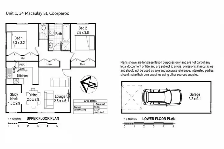 Floorplan of Homely apartment listing, 1/34 Macaulay Street, Coorparoo QLD 4151