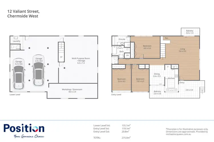 Floorplan of Homely house listing, 12 Valiant Street, Chermside West QLD 4032