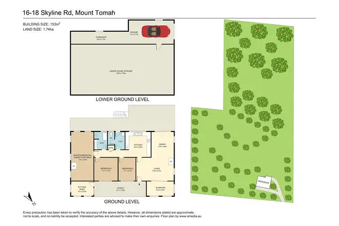 Floorplan of Homely house listing, 16-18 Skyline Road, Mount Tomah NSW 2758