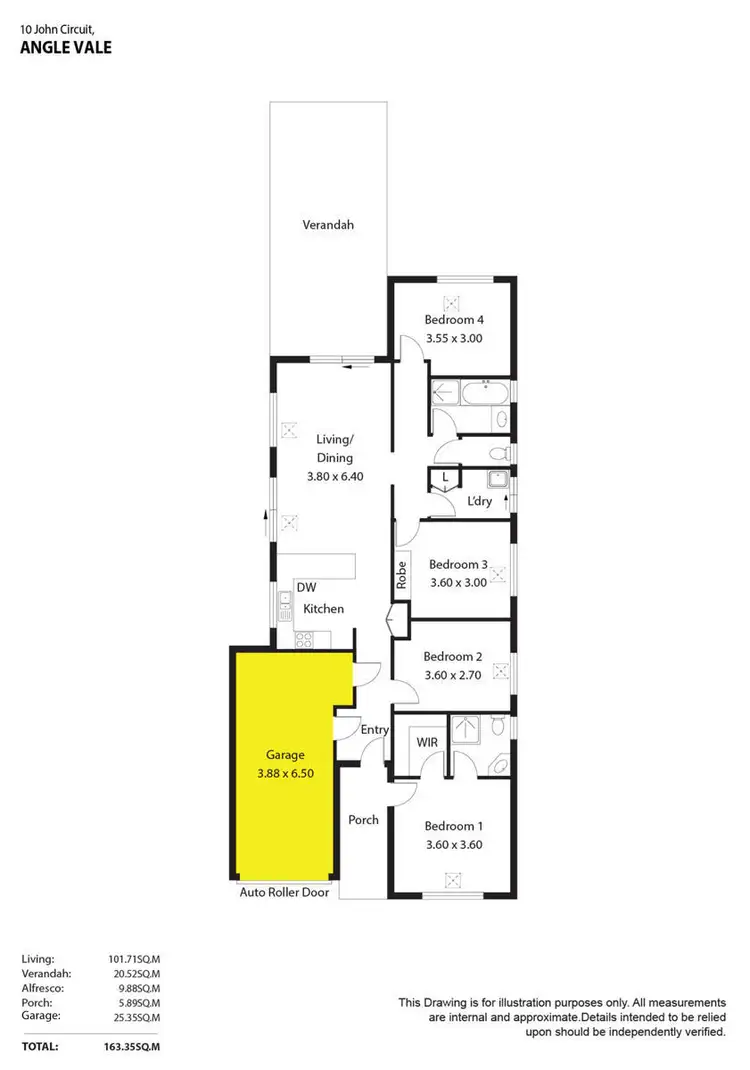 Floorplan of Homely house listing, 10 John Circuit, Angle Vale SA 5117