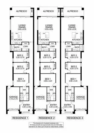 Floorplan of Homely house listing, 6A Essex Street, Brighton SA 5048