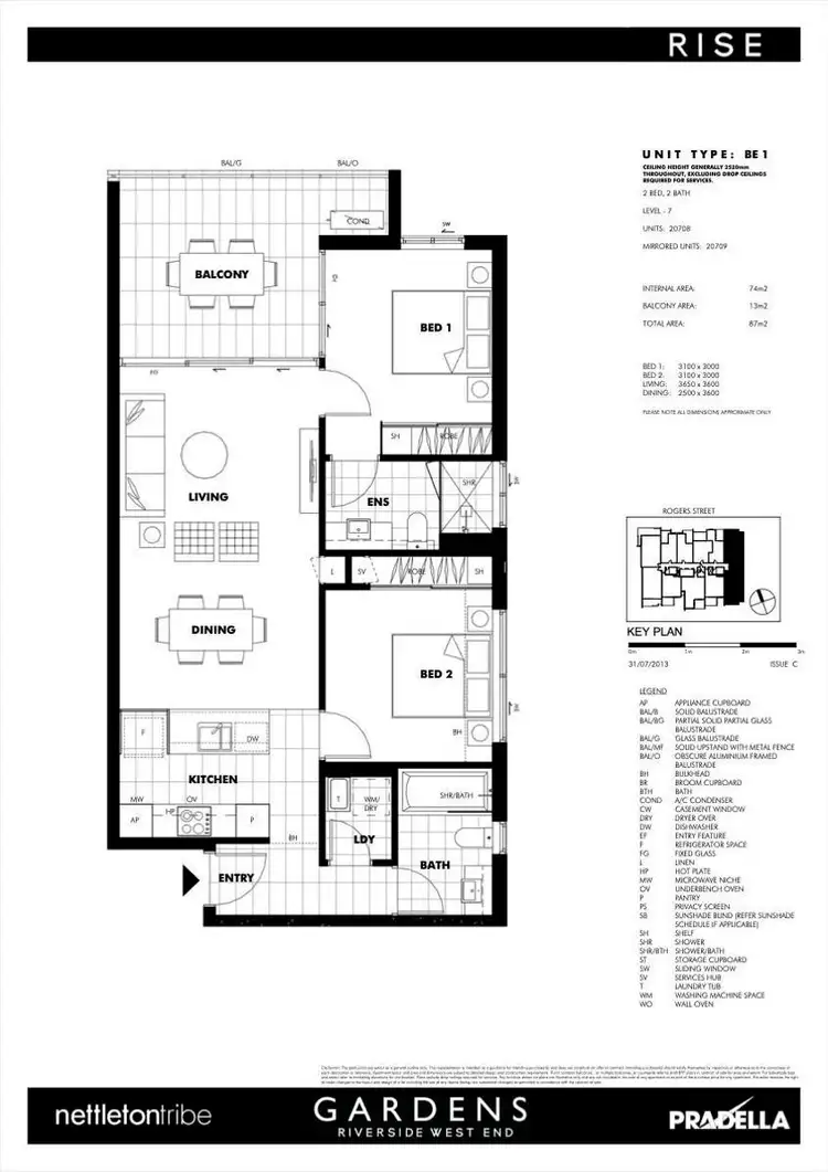 Floorplan of Homely house listing, 20709/60 Rogers Street, West End QLD 4101
