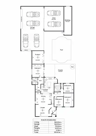 Floorplan of Homely house listing, 49 English Avenue, Clovelly Park SA 5042