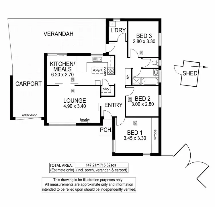 Floorplan of Homely house listing, 4 Torrens Place, Salisbury SA 5108