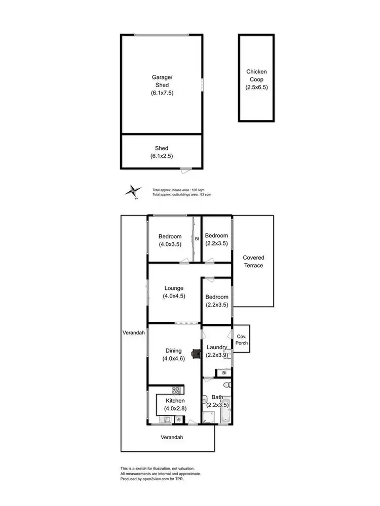 Floorplan of Homely house listing, 21 Herons Road, Judbury TAS 7109