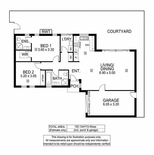 Floorplan of Homely house listing, 6b Kildonan Road, Warradale SA 5046