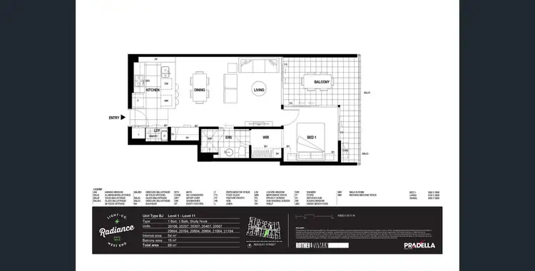 Floorplan of Homely house listing, 20106/15 Beesley Street, West End QLD 4101
