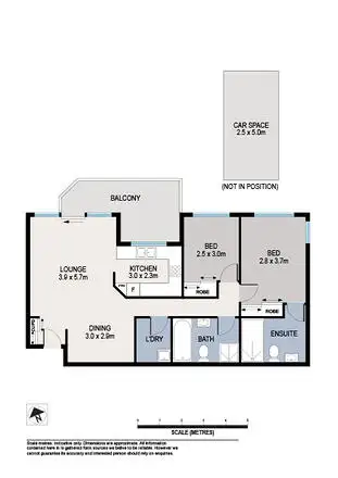 Floorplan of Homely apartment listing, 8/298-312 Pennant Hills Road, Pennant Hills NSW 2120
