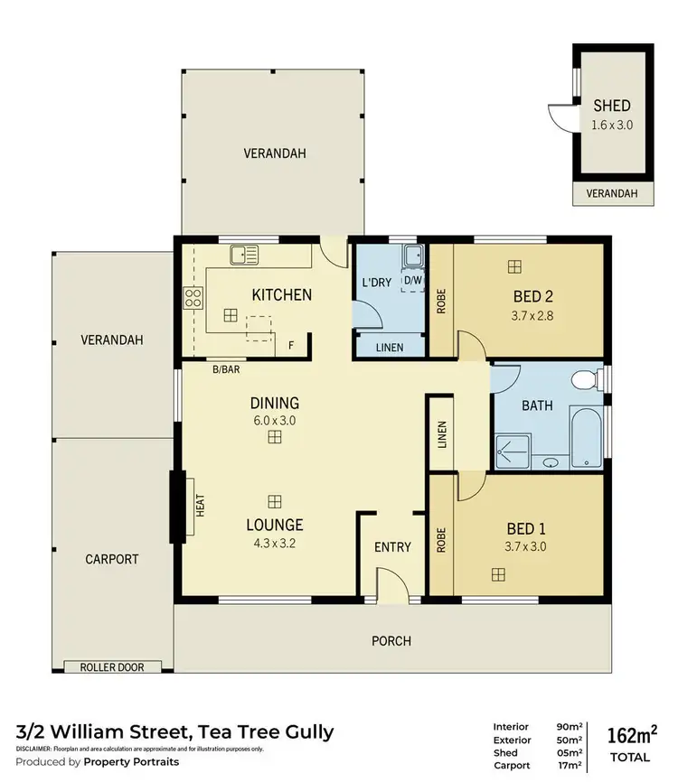 Floorplan of Homely house listing, 3/2 William Street, Tea Tree Gully SA 5091