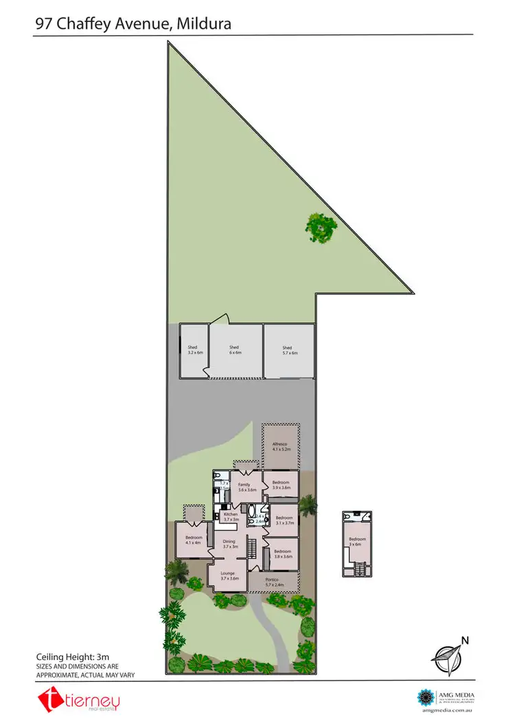 Floorplan of Homely house listing, 97 Chaffey Avenue, Mildura VIC 3500