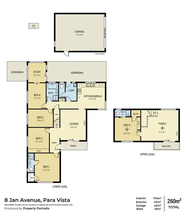 Floorplan of Homely house listing, 8 Jan Avenue, Para Vista SA 5093